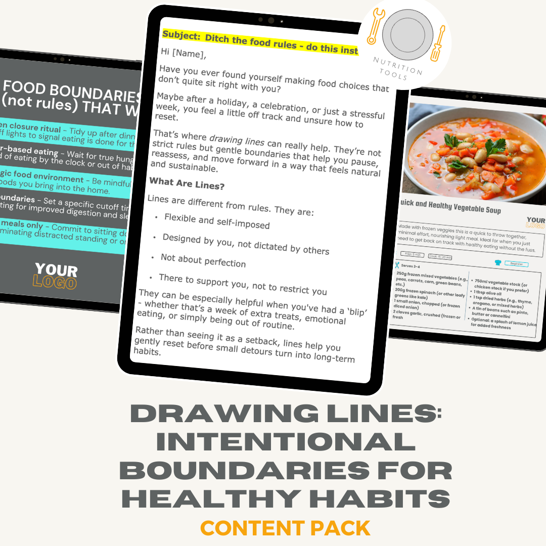 Drawing Lines: Intentional Boundaries for Healthy Habits Content Pack