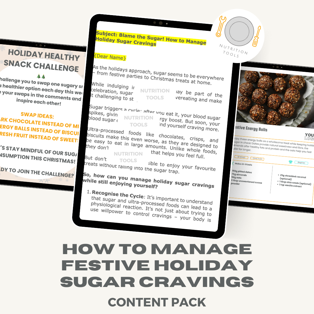 How to Manage Festive Holiday Sugar Cravings Content Pack