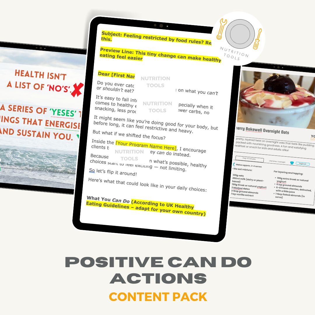 Positive CAN DO Actions Content Pack