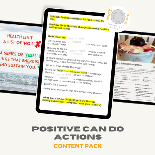 Positive CAN DO Actions Content Pack