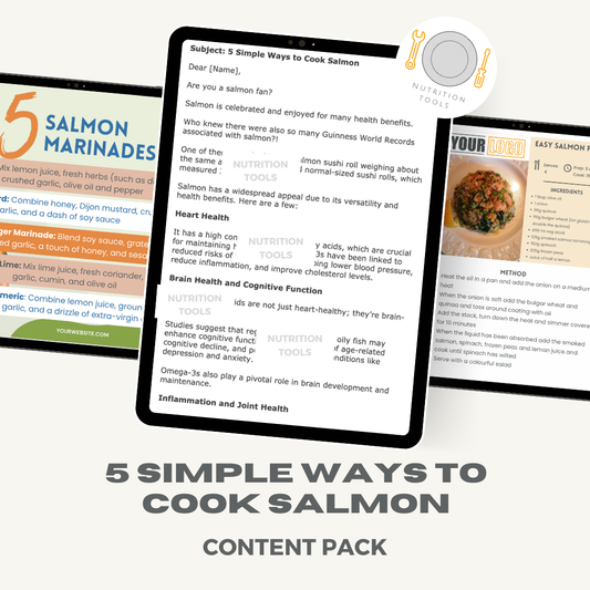 5 Simple Ways to Cook Salmon Content Pack