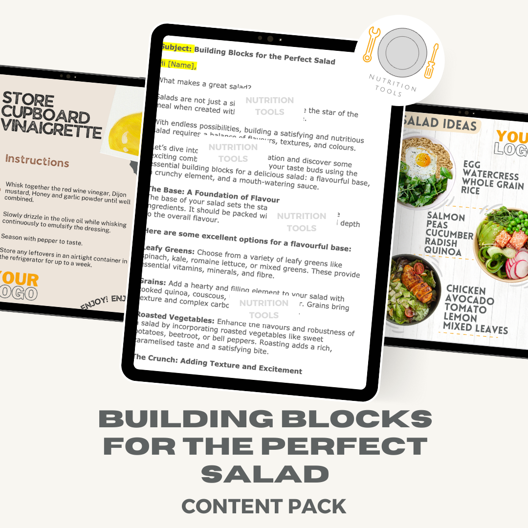 Building Blocks for the Perfect Salad Content Pack