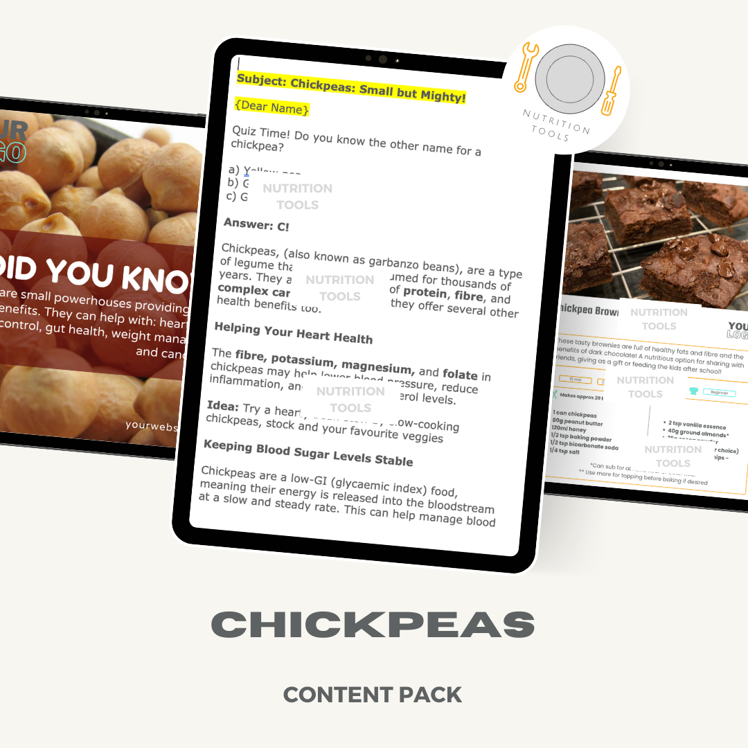 Chickpeas Content Pack