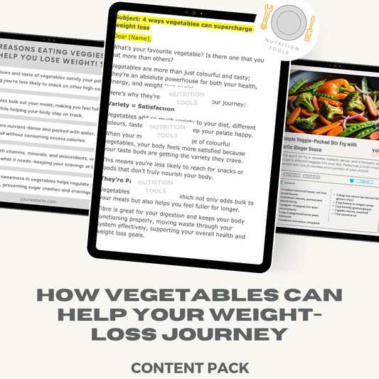 How vegetables can help your weight-loss journey Content Pack