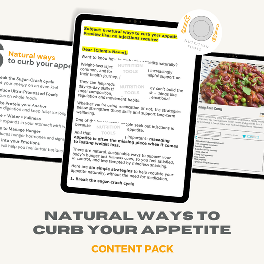 Natural Ways to Curb Appetite