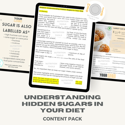 Sugars Part 1 Understanding Hidden Sugars in Your Diet Content Pack