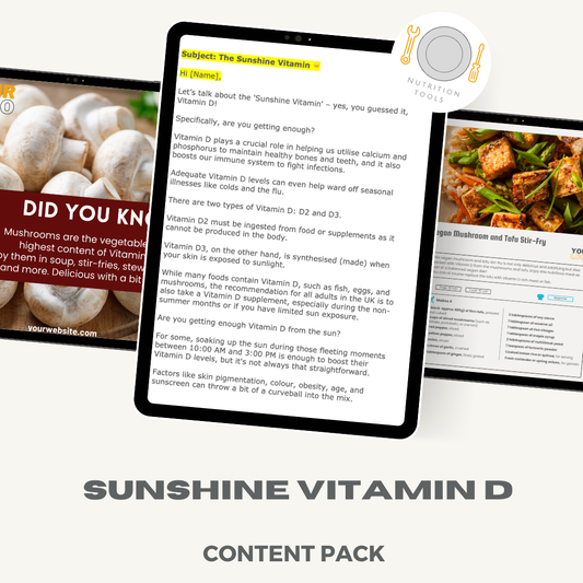 Sunshine Vitamin D Content Pack