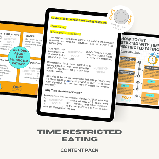 Time Restricted Eating Content Pack