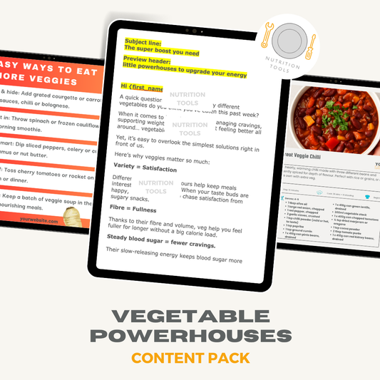 Vegetable Powerhouses Content Pack