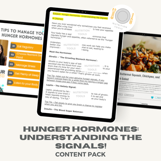 Hunger Hormones: Understanding the Signals! Content Pack