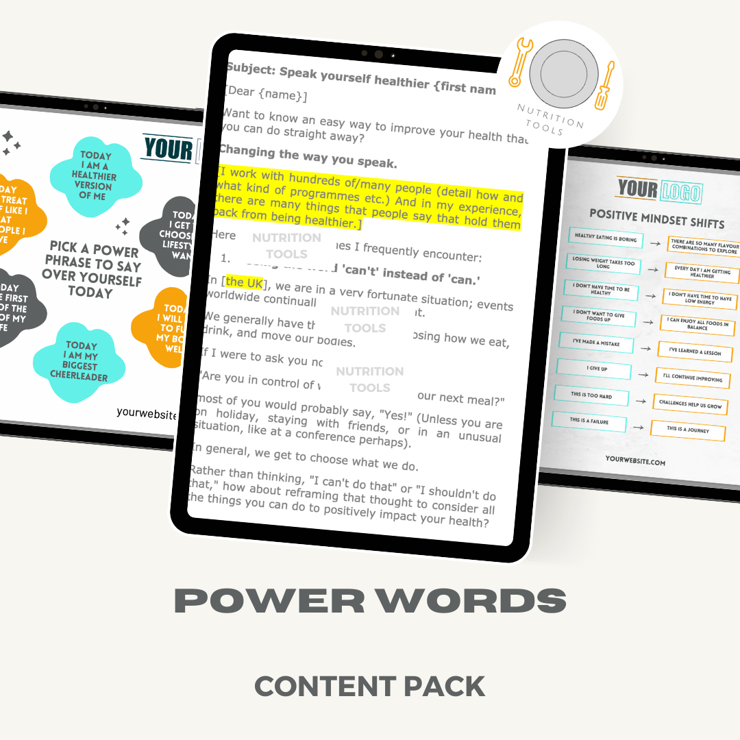 Power Words Content Pack